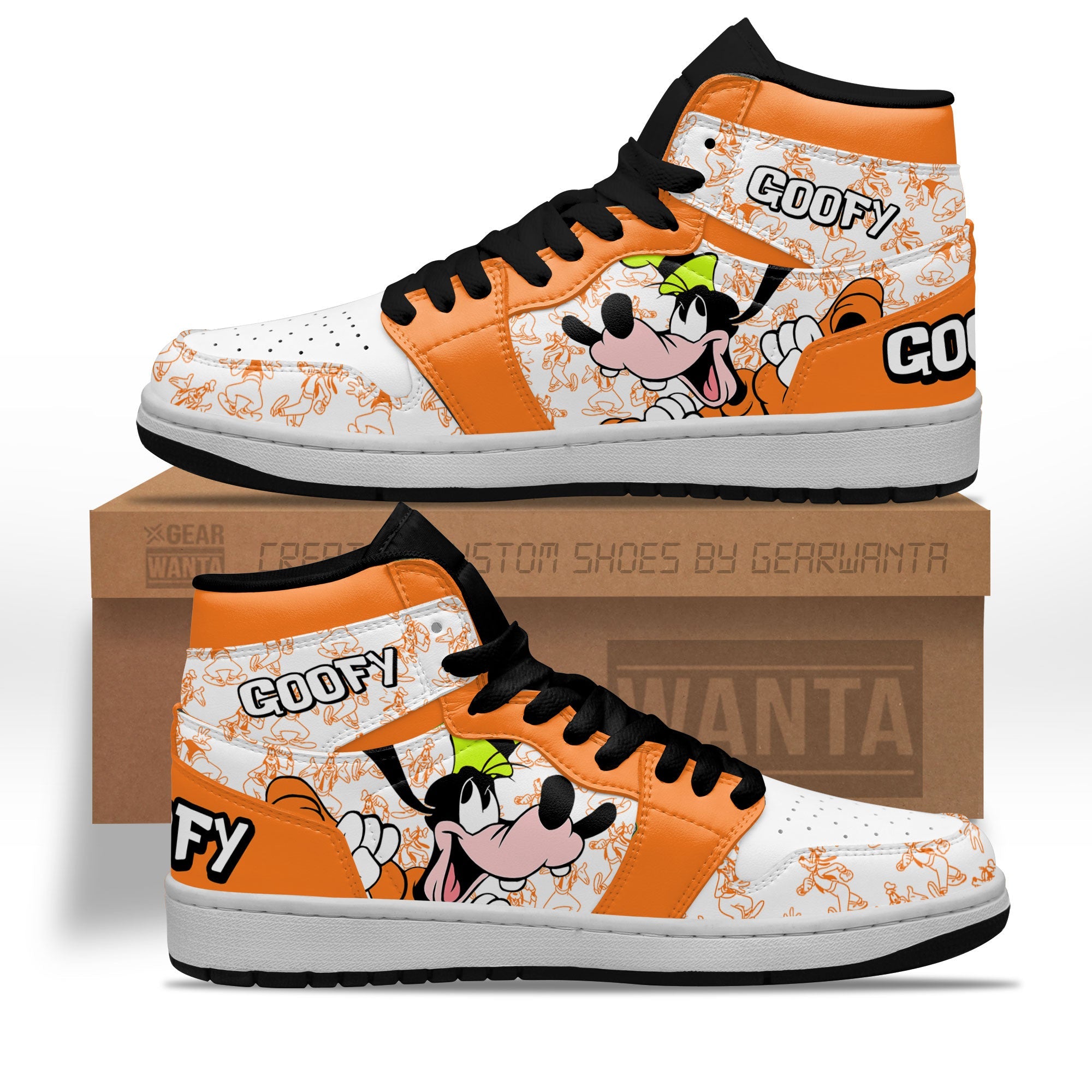 JWFancy Goofy AJ1 High Sneakers Shoes For Men And Women