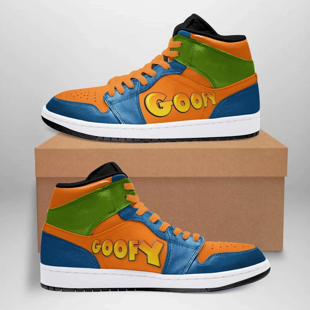 JWFancy Goofy Dog AJ1 High Sneakers Shoes For Men And Women
