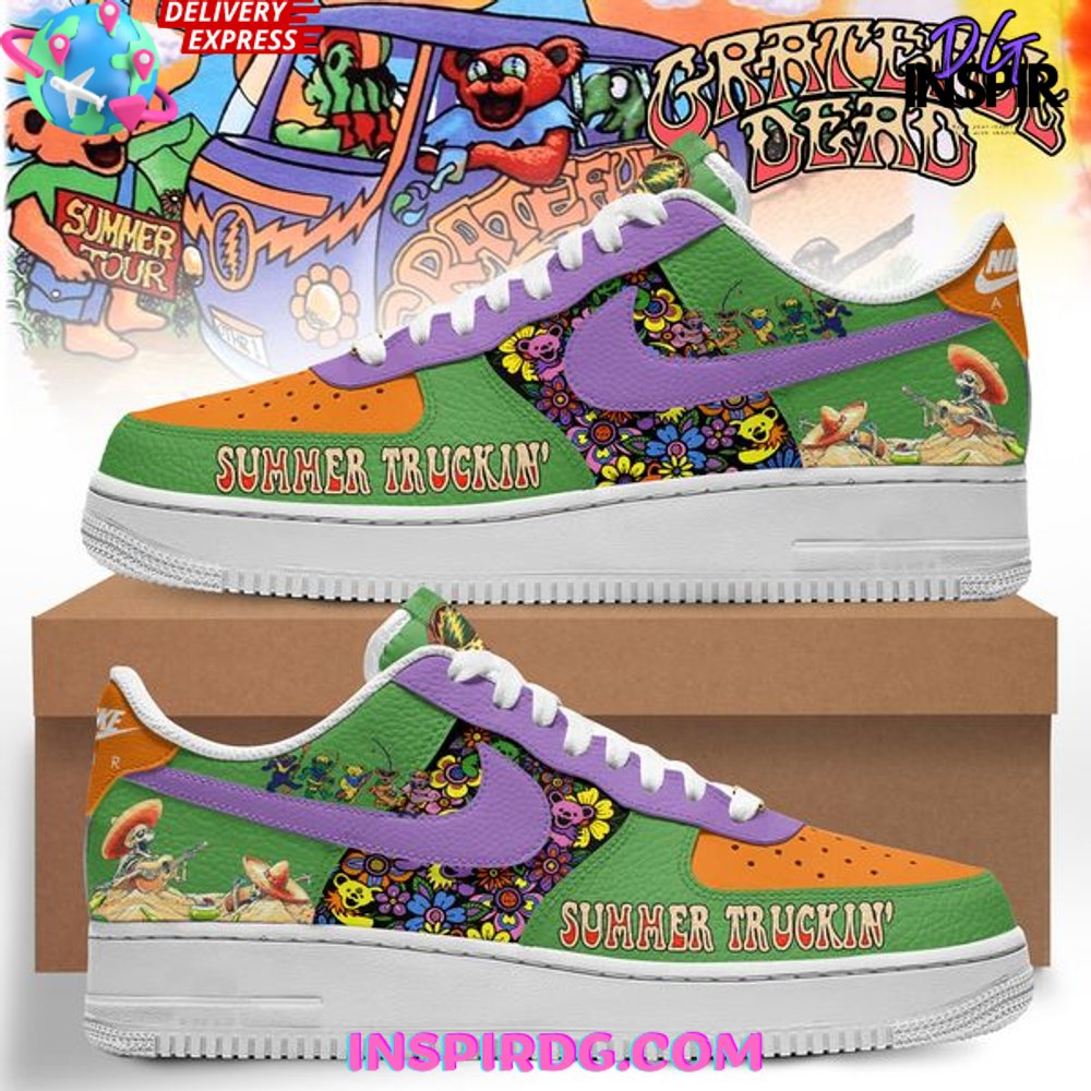 JWFancy Grateful Dead Air Low-Top Sneakers Shoes For Men And Women
