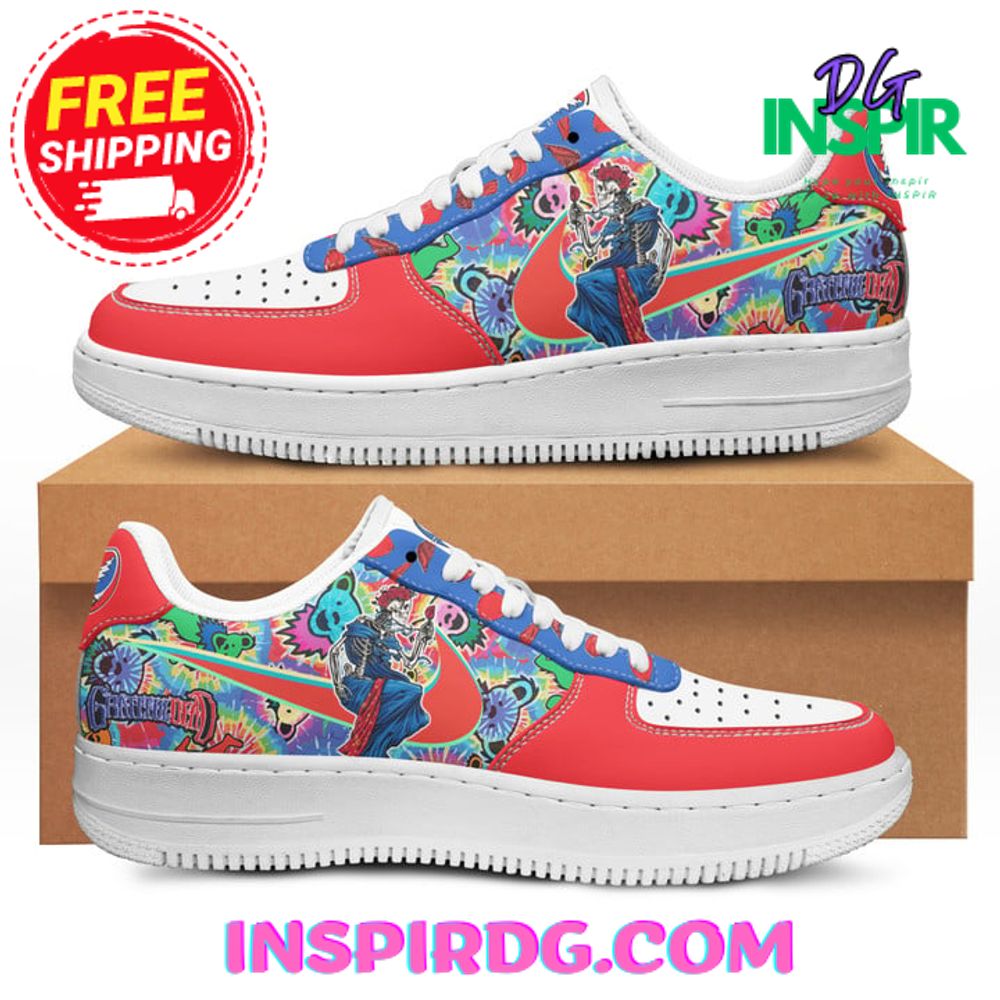 JWFancy Grateful Dead Air Low-Top Sneakers Shoes For Men And Women