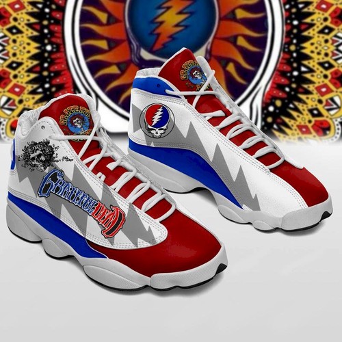 JWFancy Grateful Dead AJ13 Sneakers Shoes For Men And Women