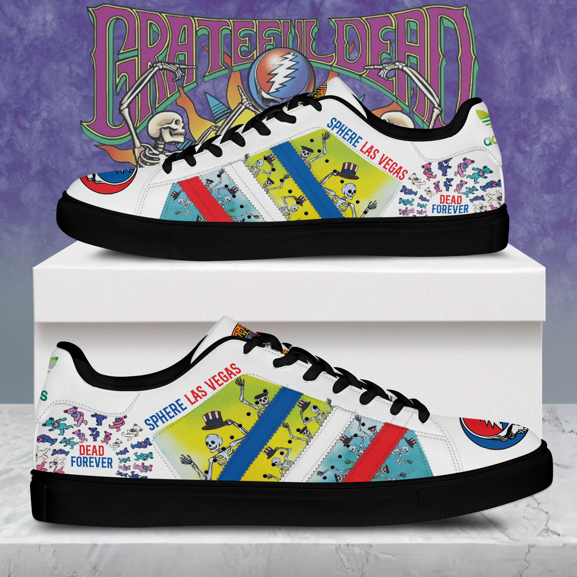 JWFancy Grateful Dead Skate Stan Shoes Sneakes For Men And Women