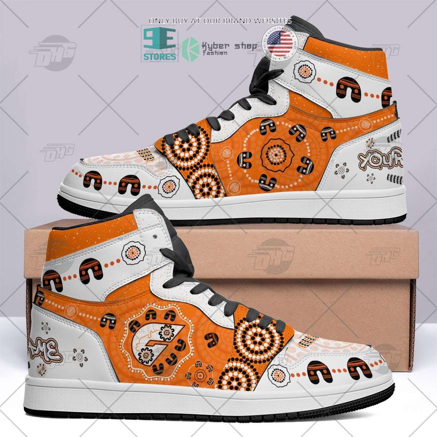 JWFancy Greater Western Sydney Giants AFL AJ1 High Sneakers Shoes For Men And Women