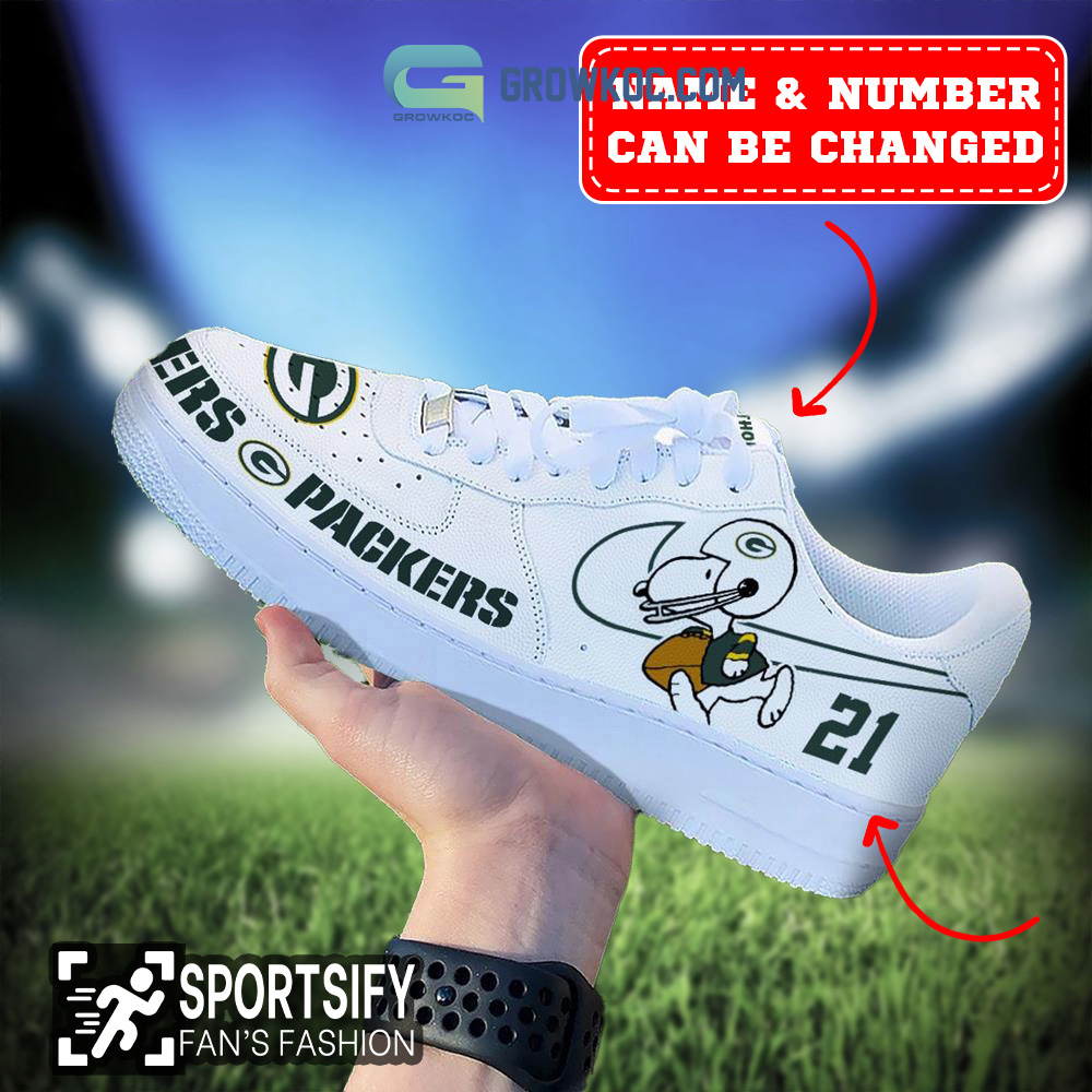 JWFancy Green Bay Packers Air Low-Top Sneakers Shoes For Men And Women