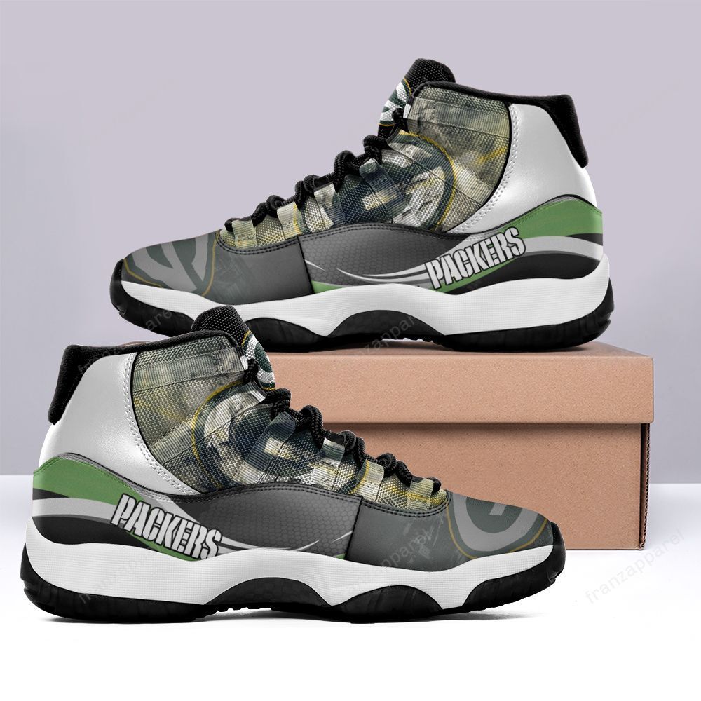 JWFancy Green Bay Packers AJ13 Sneakers Shoes For Men And Women