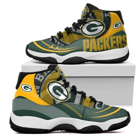 JWFancy Green Bay Packers AJ13 Sneakers Shoes For Men And Women