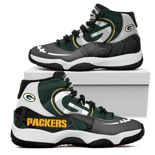 JWFancy Green Bay Packers AJ13 Sneakers Shoes For Men And Women