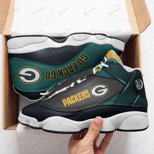 JWFancy Green Bay Packers AJ13 Sneakers Shoes For Men And Women