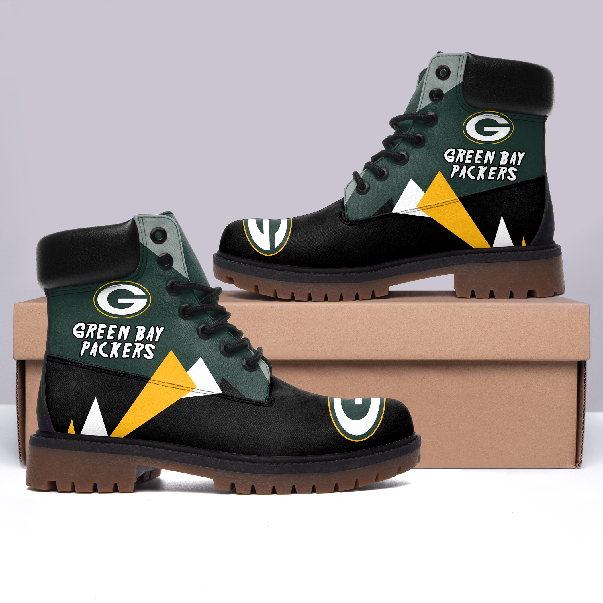 JWFancy Green Bay Packers Boots Shoes For Men And Women