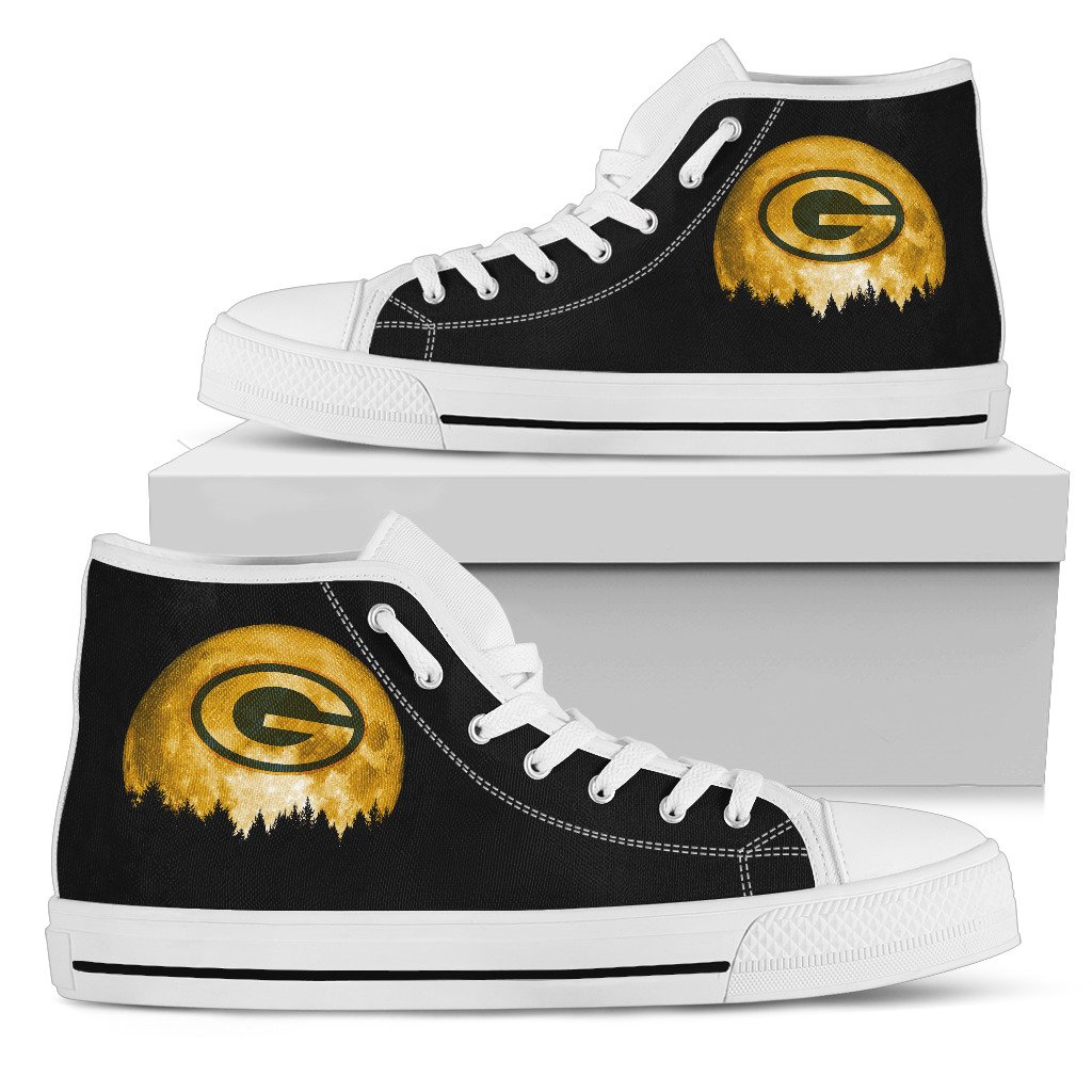 JWFancy Green Bay Packers High Top Canvas Sneakers Shoes For Men And Women