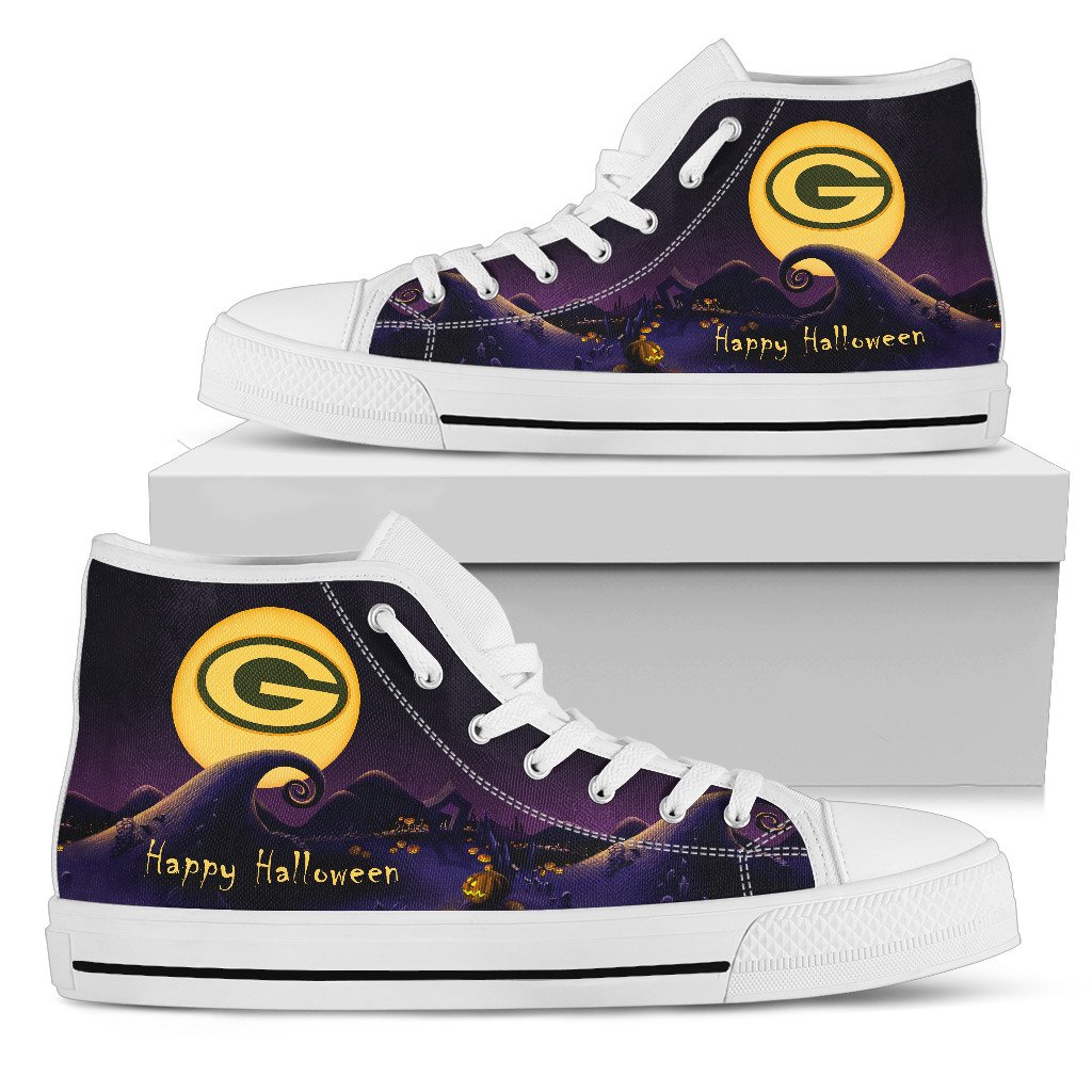 JWFancy Green Bay Packers High Top Canvas Sneakers Shoes For Men And Women