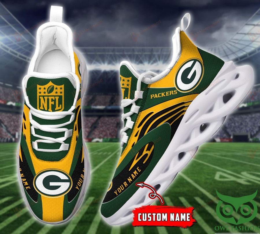 JWFancy Green Bay Packers Max Soul Shoes Sneakers For Men And Women
