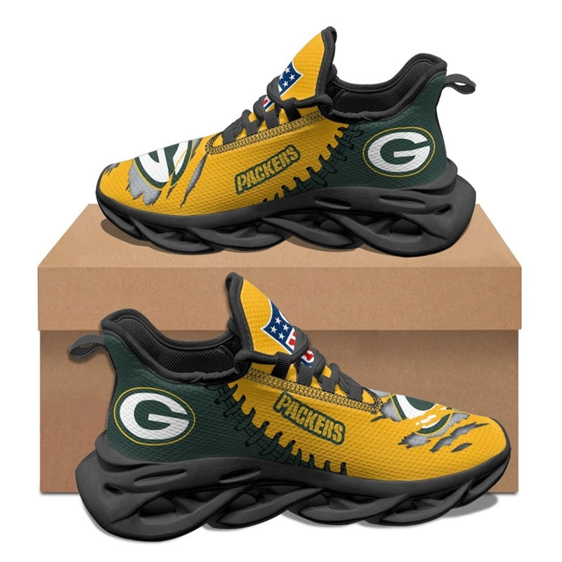 JWFancy Green Bay Packers Max Soul Shoes Sneakers For Men And Women
