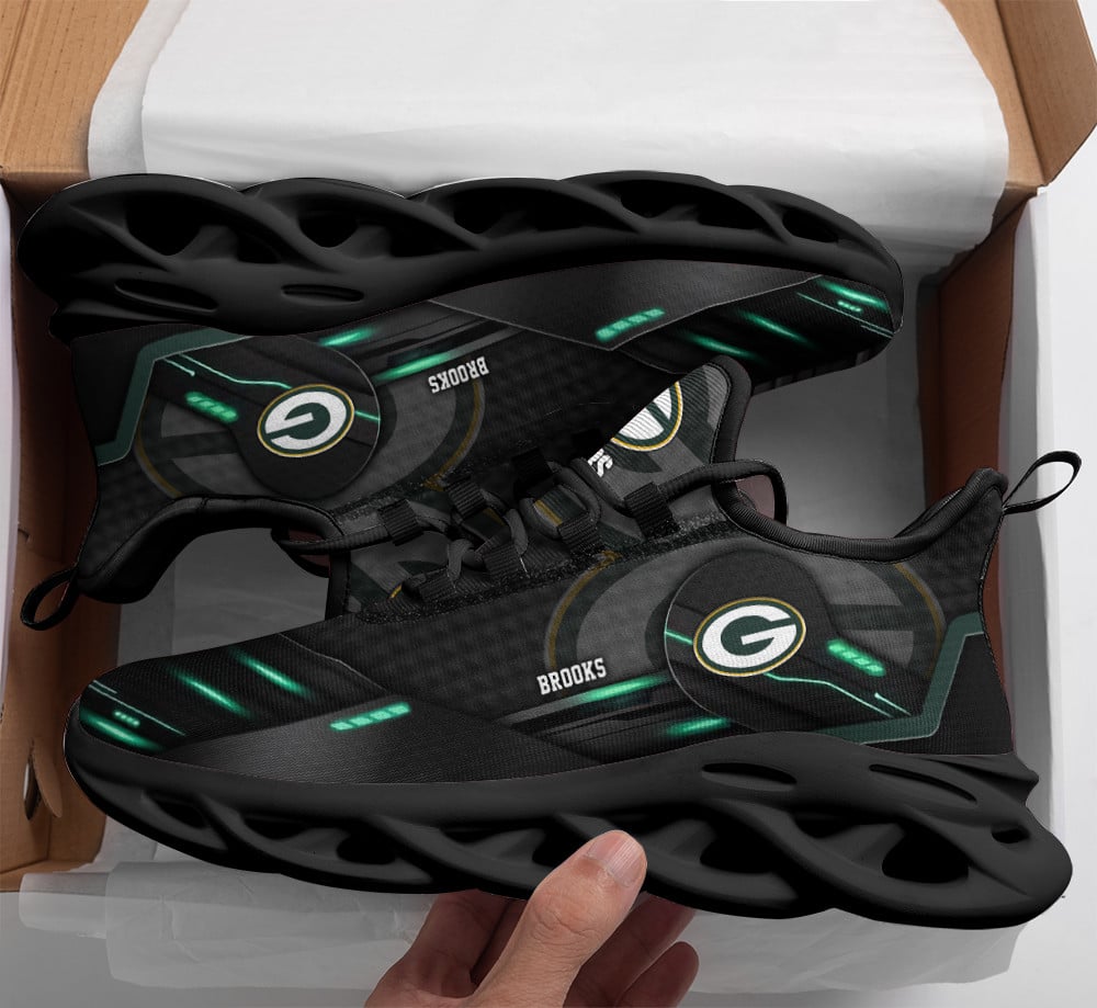 JWFancy Green Bay Packers Max Soul Shoes Sneakers For Men And Women