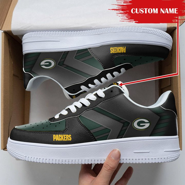 JWFancy Green Bay Packers NFL Air Low-Top Sneakers Shoes For Men And Women