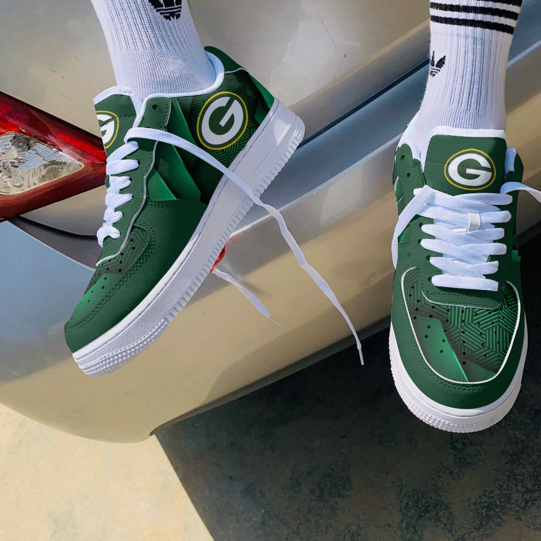JWFancy Green Bay Packers NFL Air Low-Top Sneakers Shoes For Men And Women
