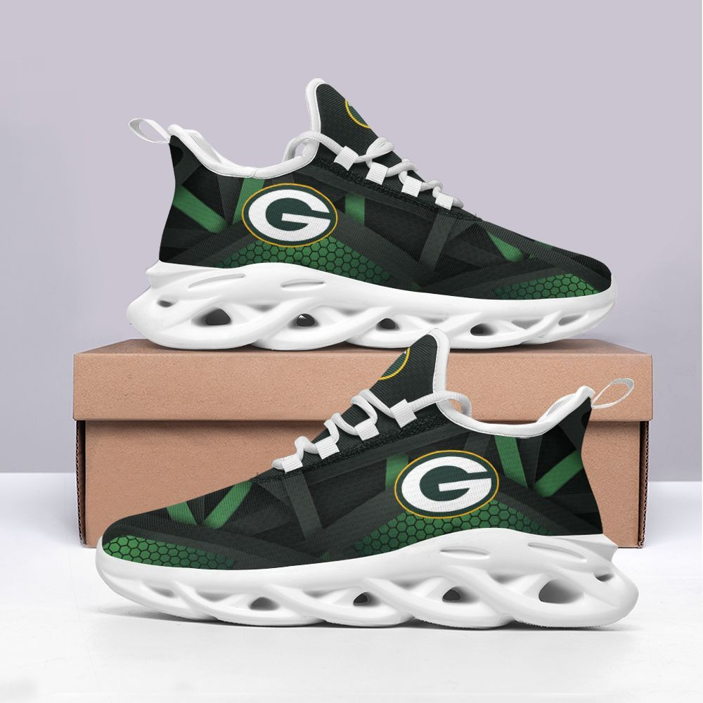 JWFancy Green Bay Packers NFL Max Soul Shoes Sneakers For Men And Women