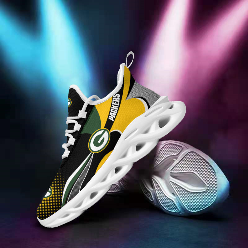 JWFancy Green Bay Packers NFL Max Soul Shoes Sneakers For Men And Women