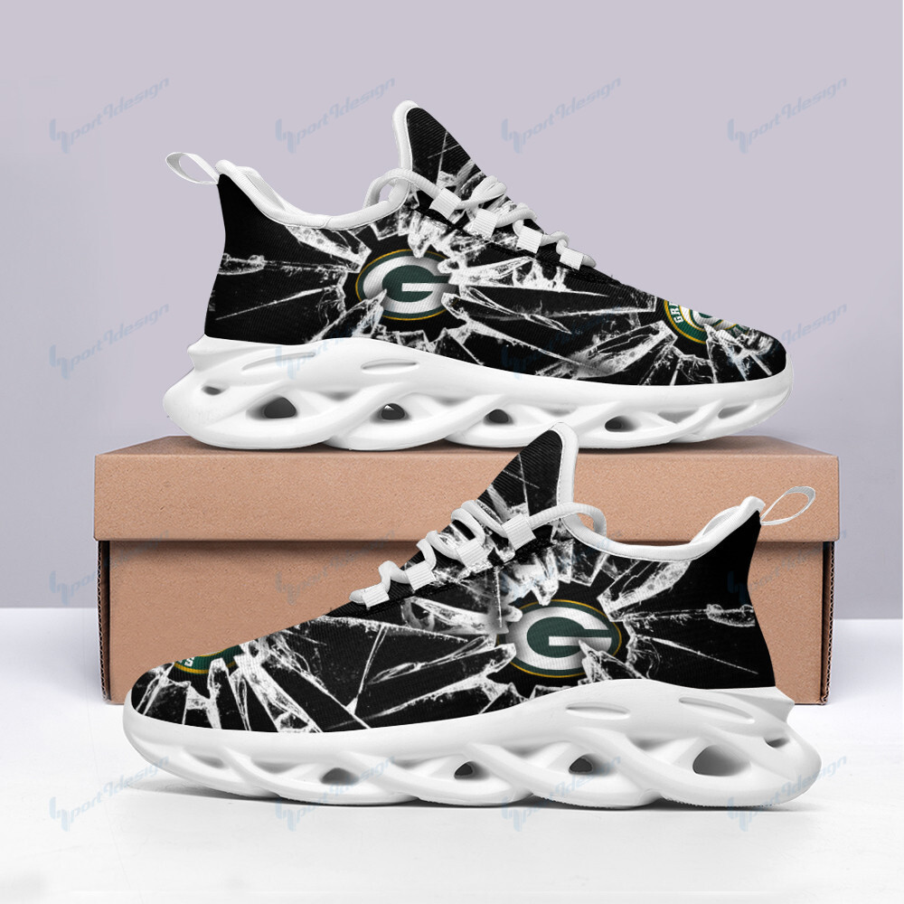 JWFancy Green Bay Packers NFL Max Soul Shoes Sneakers For Men And Women