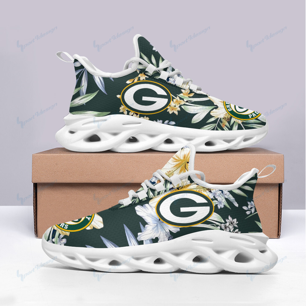 JWFancy Green Bay Packers NFL Max Soul Shoes Sneakers For Men And Women