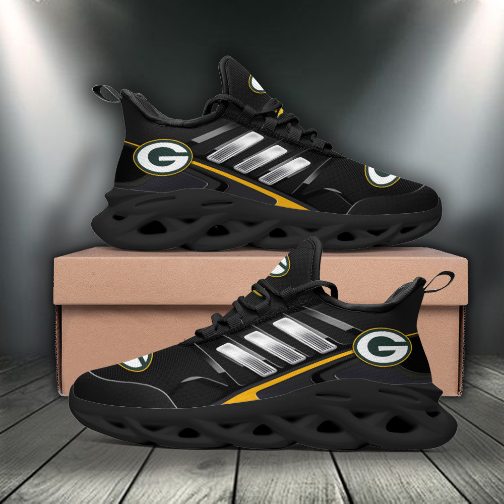 JWFancy Green Bay Packers NFL Max Soul Shoes Sneakers For Men And Women