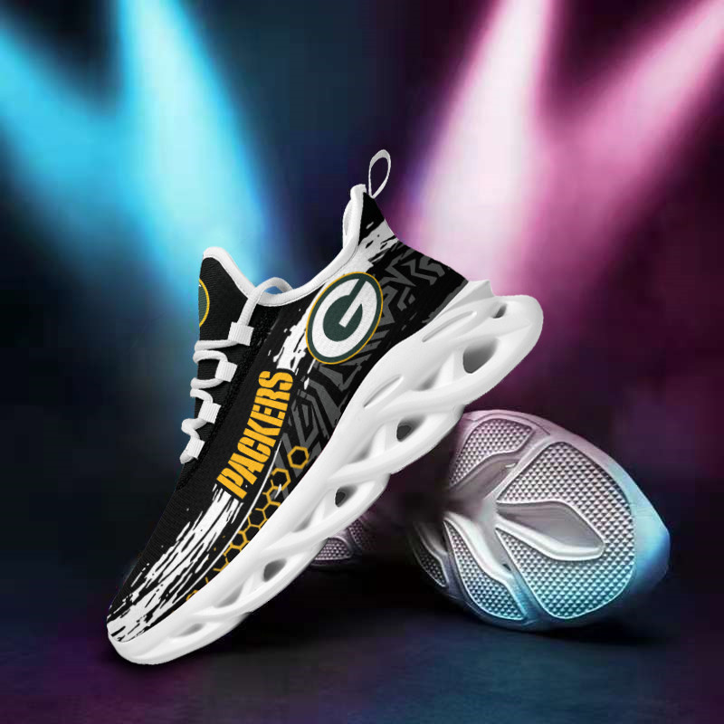 JWFancy Green Bay Packers NFL Max Soul Shoes Sneakers For Men And Women