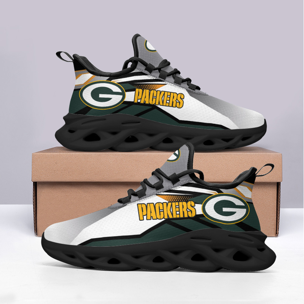 JWFancy Green Bay Packers NFL Max Soul Shoes Sneakers For Men And Women
