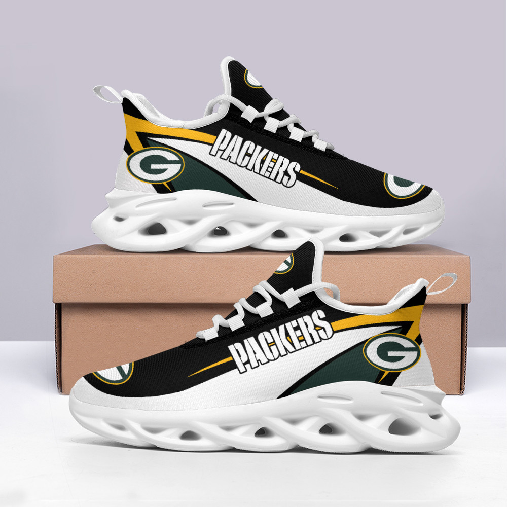 JWFancy Green Bay Packers NFL Max Soul Shoes Sneakers For Men And Women