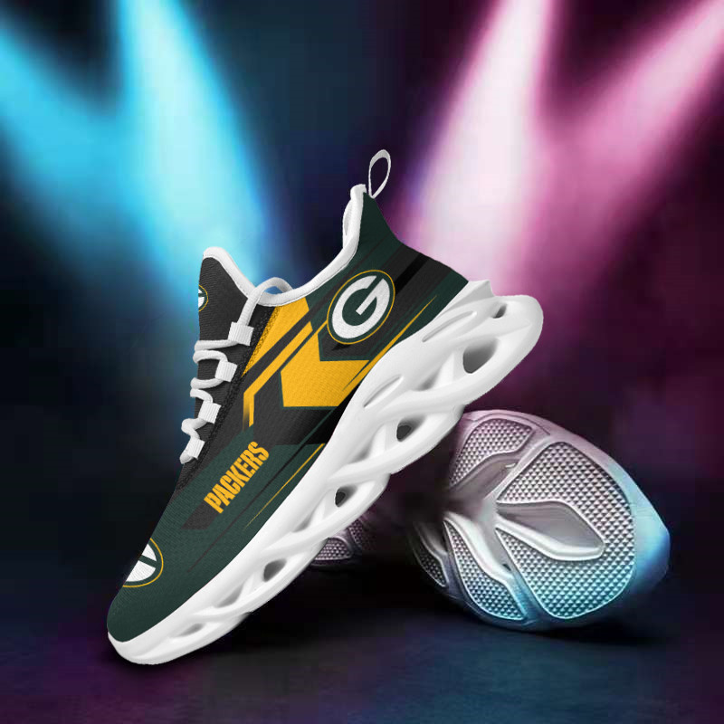 JWFancy Green Bay Packers NFL Max Soul Shoes Sneakers For Men And Women