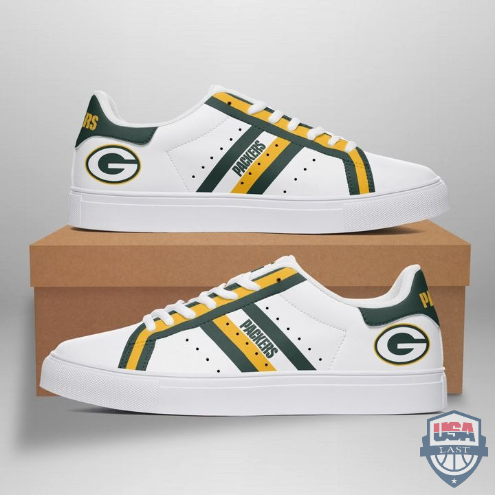 JWFancy Green Bay Packers Skate Stan Shoes Sneakes For Men And Women