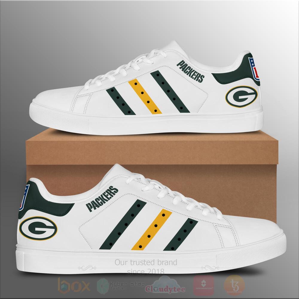 JWFancy Green Bay Packers Skate Stan Shoes Sneakes For Men And Women