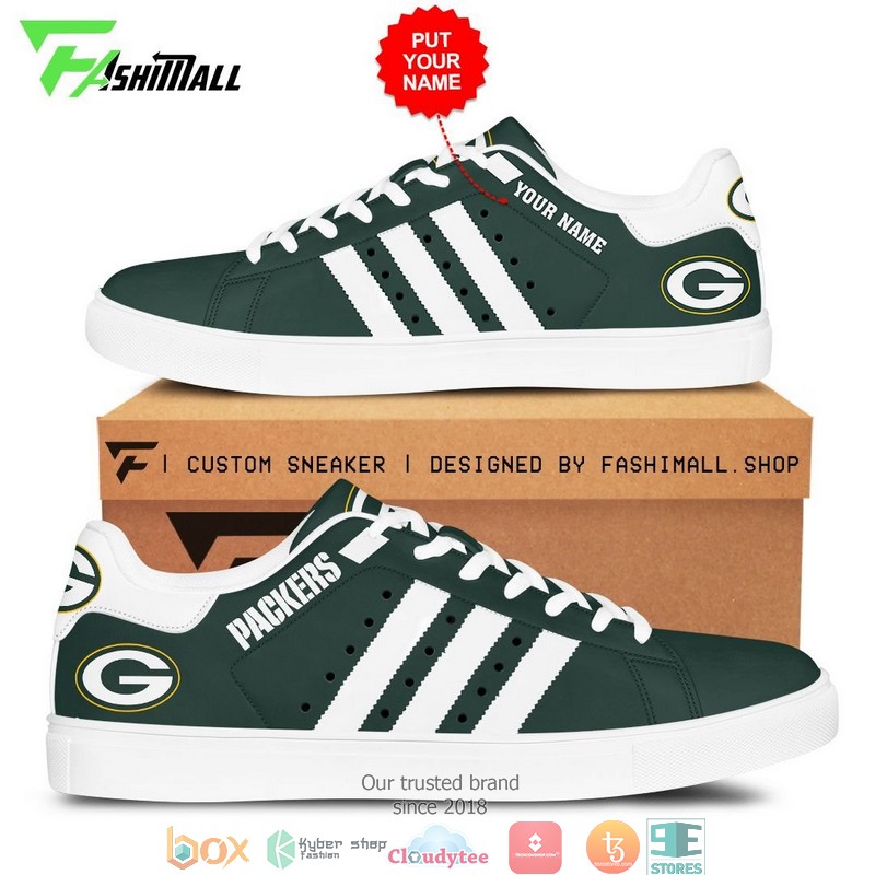 JWFancy Green Bay Packers Skate Stan Shoes Sneakes For Men And Women