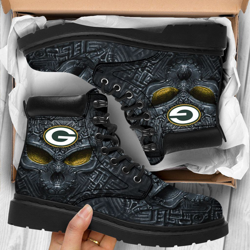 JWFancy Green Bay Packers TBL Boots Shoes For Men And Women