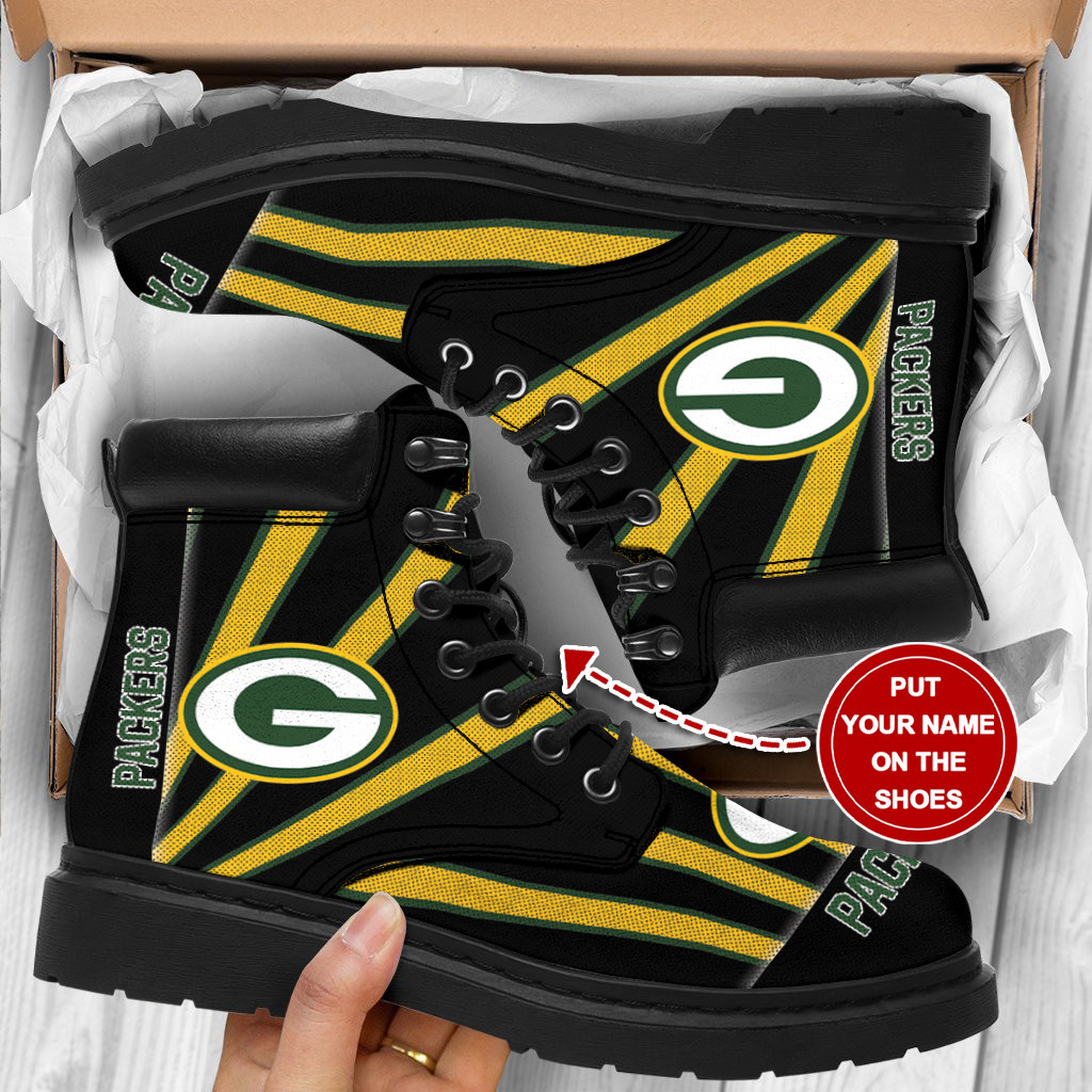 JWFancy Green Bay Packers TBL Boots Shoes For Men And Women