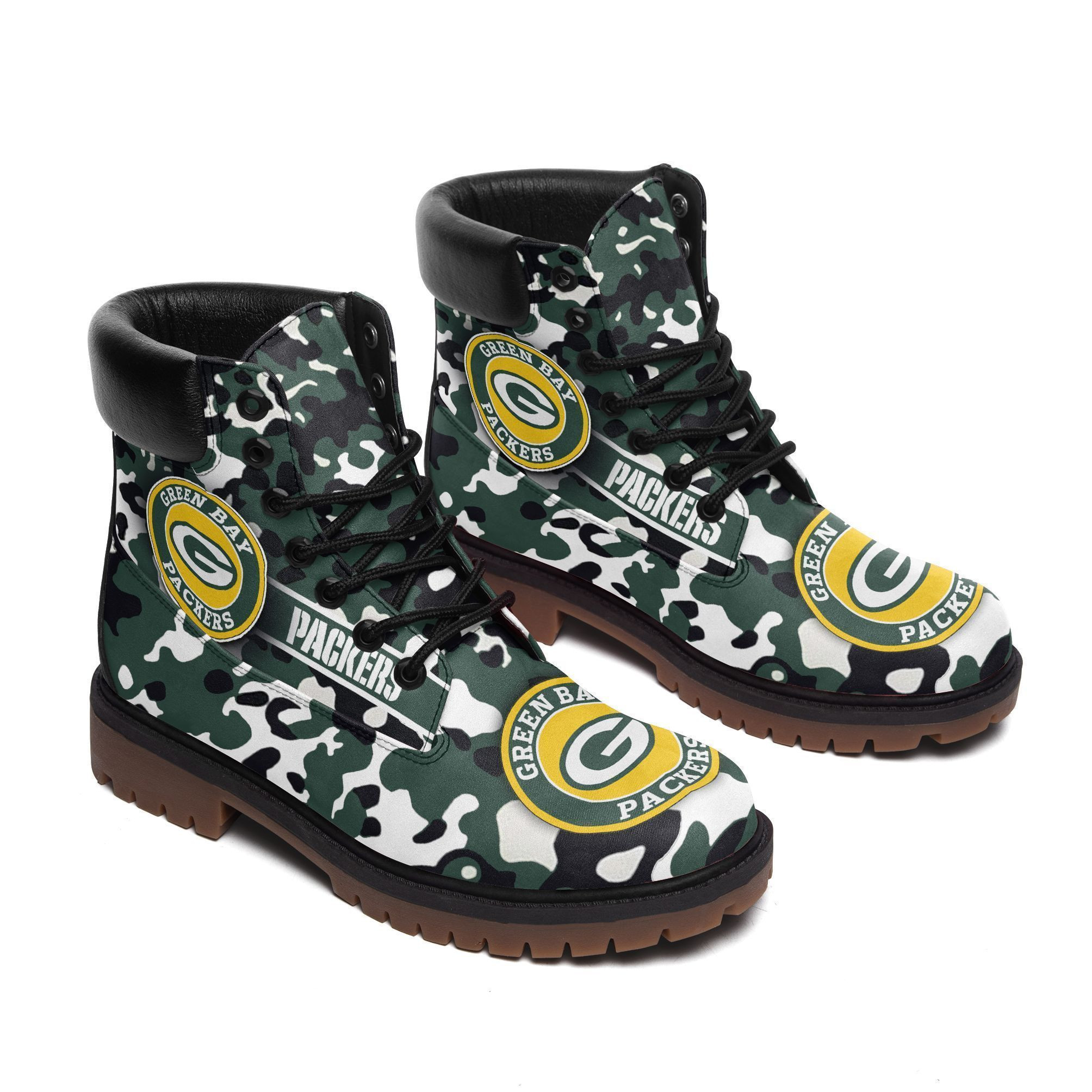 JWFancy Green Bay Packers TBL Boots Shoes For Men And Women