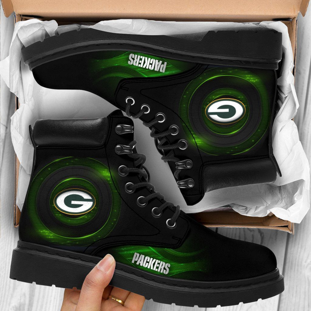 JWFancy Green Bay Packers TBL Boots Shoes For Men And Women