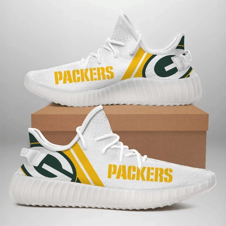 JWFancy Green Bay Packers Yeezy Boost Shoes For Men And Women