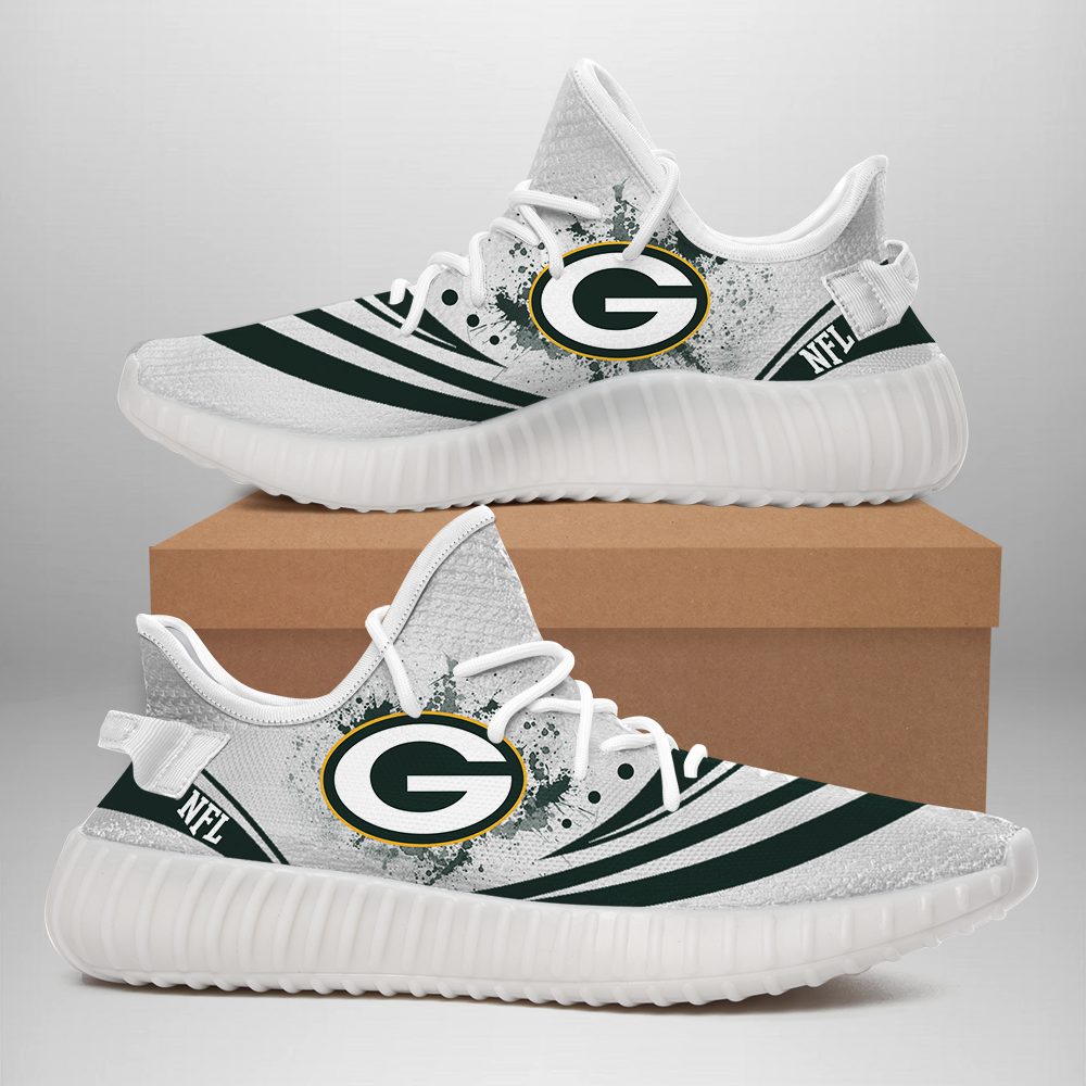 JWFancy Green Bay Packers Yeezy Boost Shoes For Men And Women