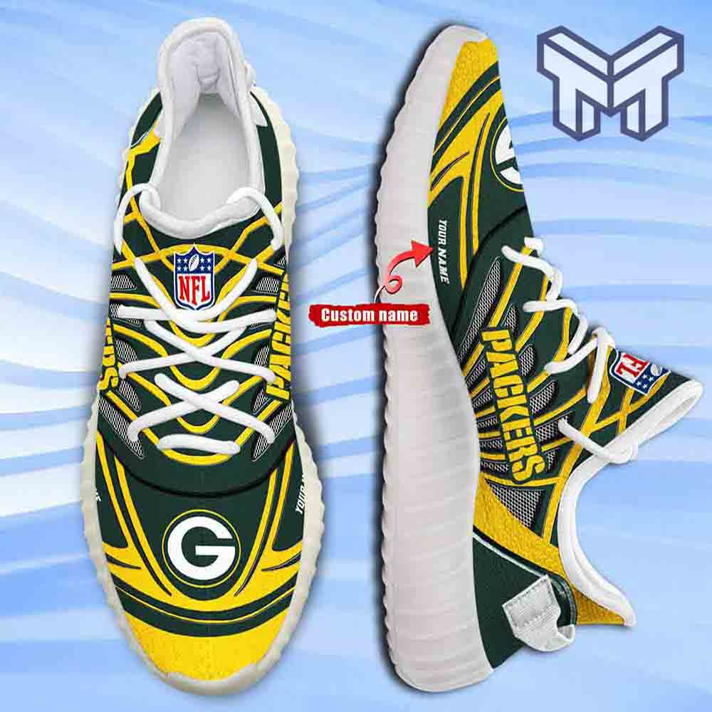 JWFancy Green Bay Packers Yeezy Boost Shoes For Men And Women