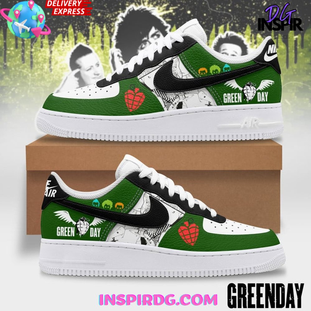 JWFancy Green Day Air Low-Top Sneakers Shoes For Men And Women