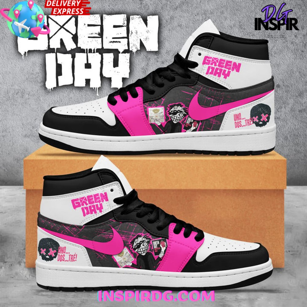 JWFancy Green Day AJ1 High Sneakers Shoes For Men And Women