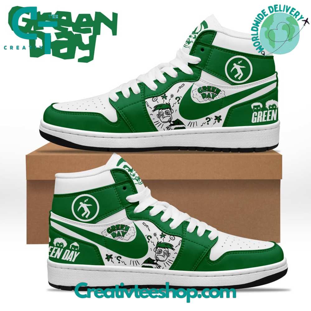 JWFancy Green Day AJ1 High Sneakers Shoes For Men And Women