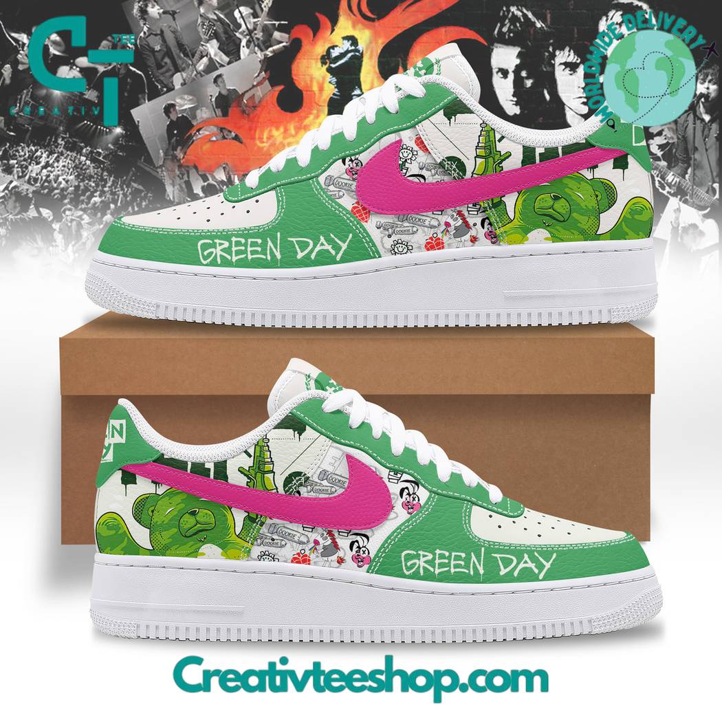 JWFancy Green Day Band Air Low-Top Sneakers Shoes For Men And Women