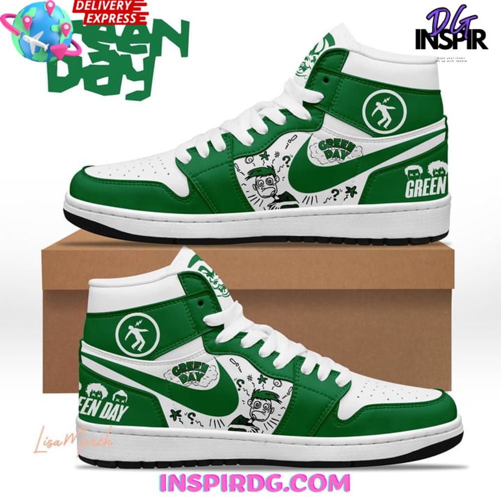 JWFancy Green Day High Sneakers Shoes For Men And Women