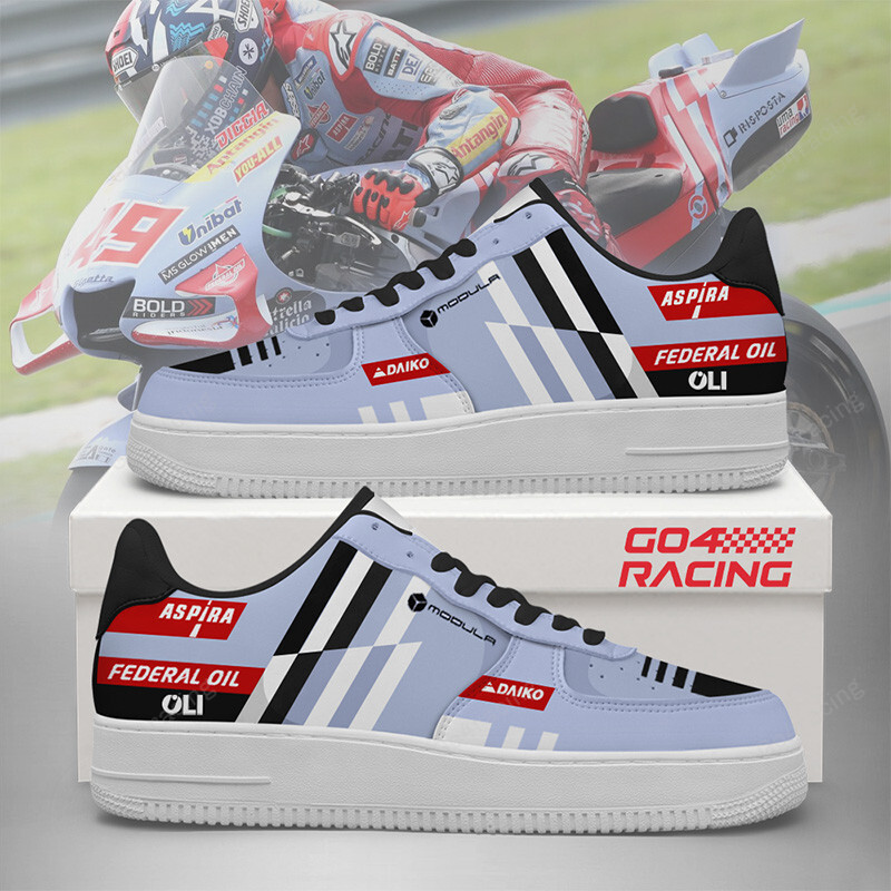 JWFancy Gresini Racing Ducati Air Low-Top Sneakers Shoes For Men And Women