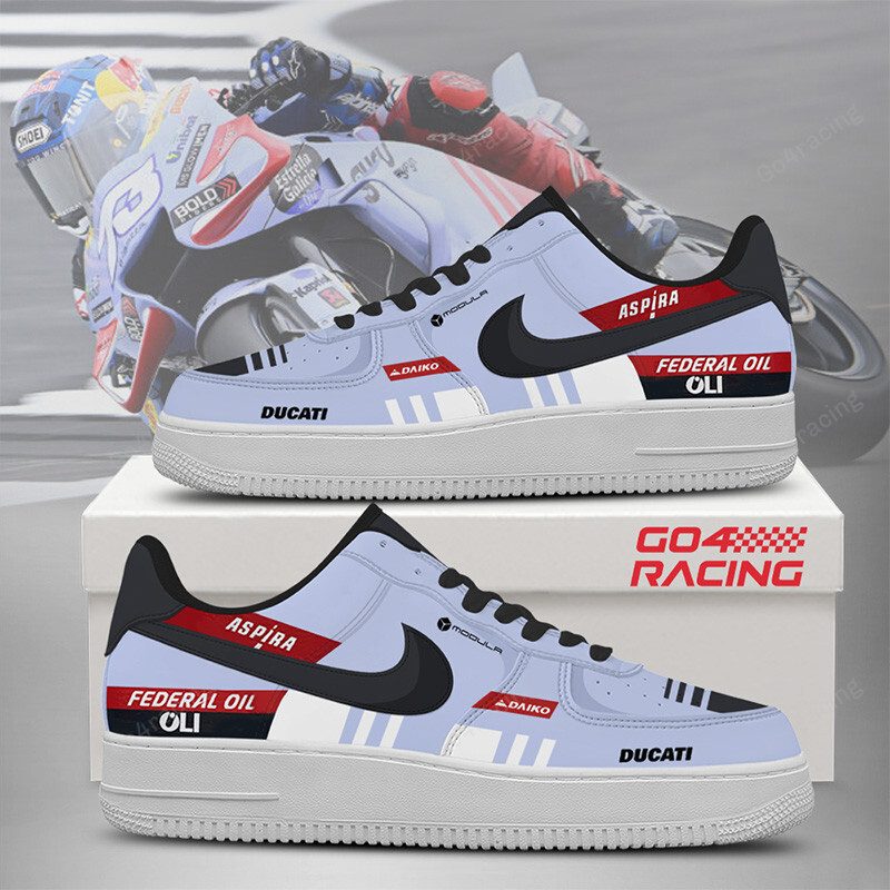 JWFancy Gresini Racing Ducati Air Low-Top Sneakers Shoes For Men And Women