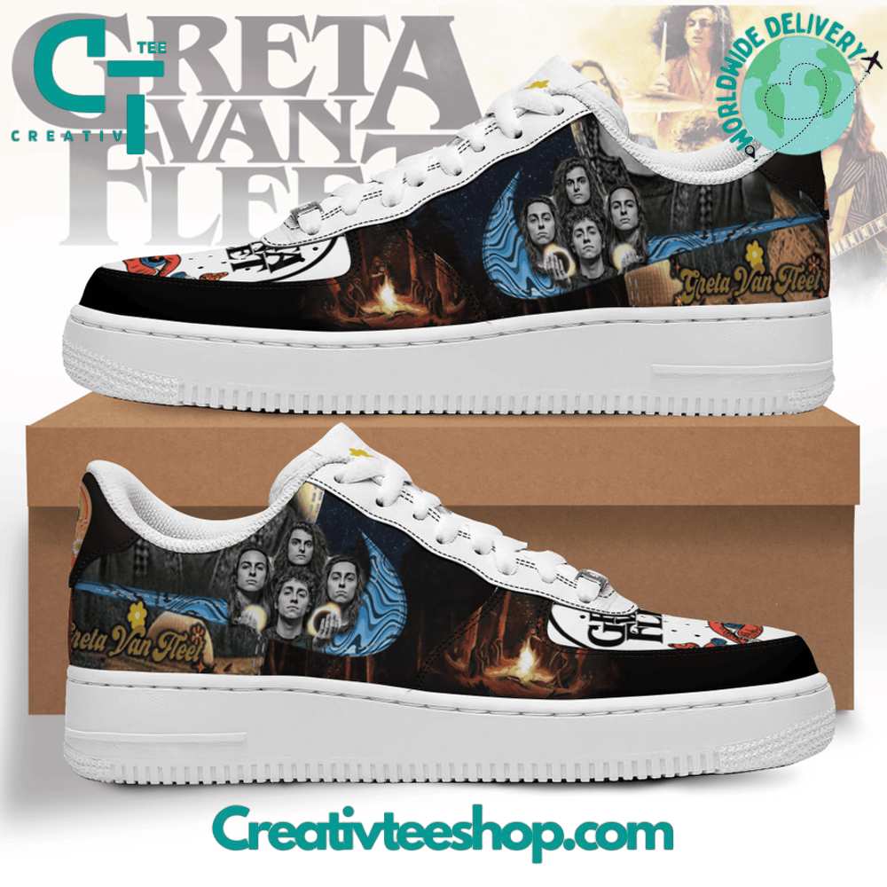 JWFancy Greta Van Fleet Air Low-Top Sneakers Shoes For Men And Women