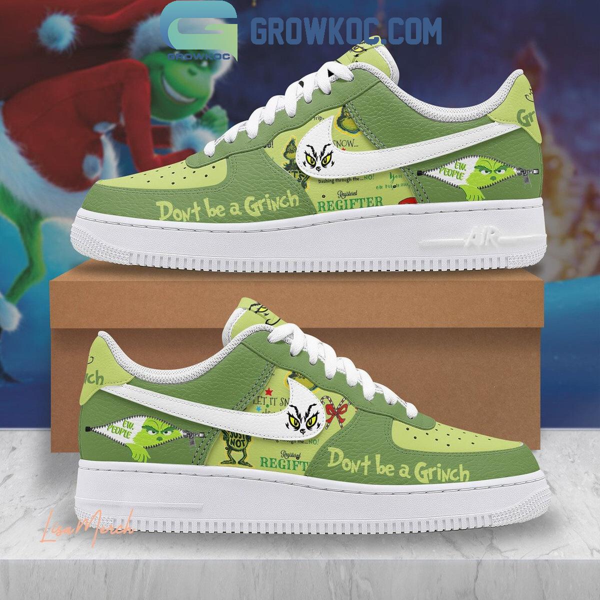 JWFancy Grinch Air Low-Top Sneakers Shoes For Men And Women