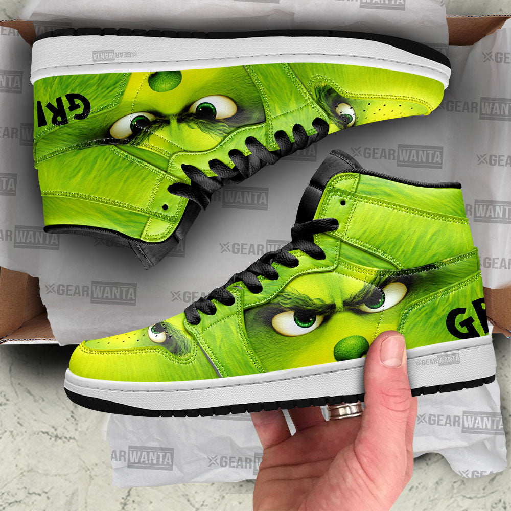 JWFancy Grinch AJ1 High Sneakers Shoes For Men And Women