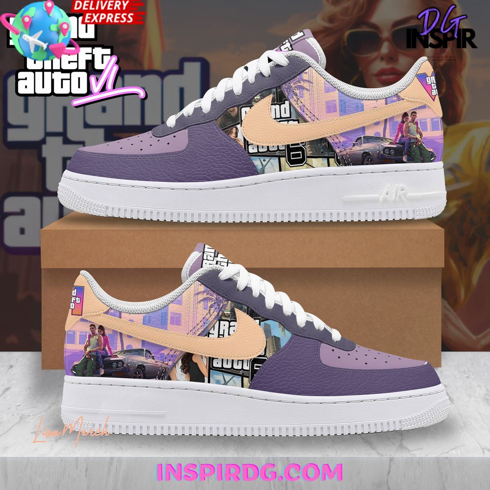 JWFancy GTA Air Low-Top Sneakers Shoes For Men And Women